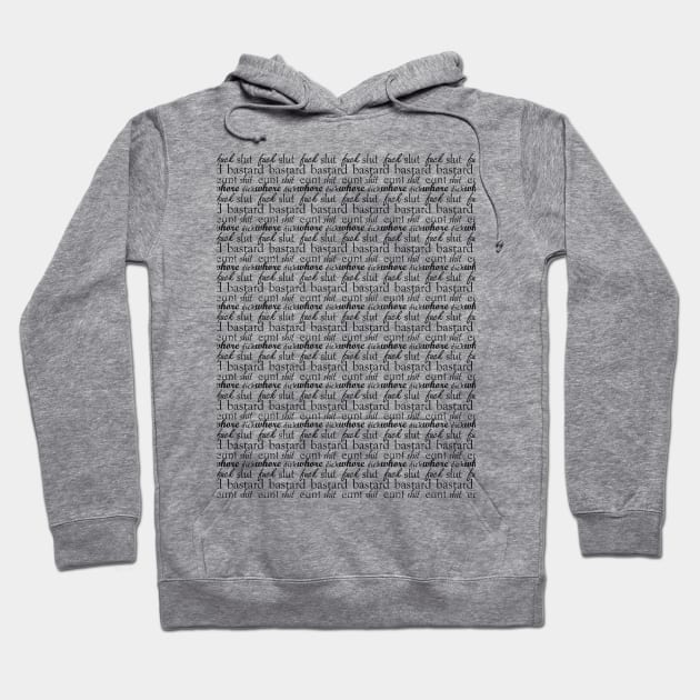 Funny Swear Pattern Print Shirt Hoodie by theruins